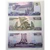 Image 2 : 14)  LOT OF 3 NORTH KOREA SPECIMEN 3, 5 & 10 WON BANKNOTES.