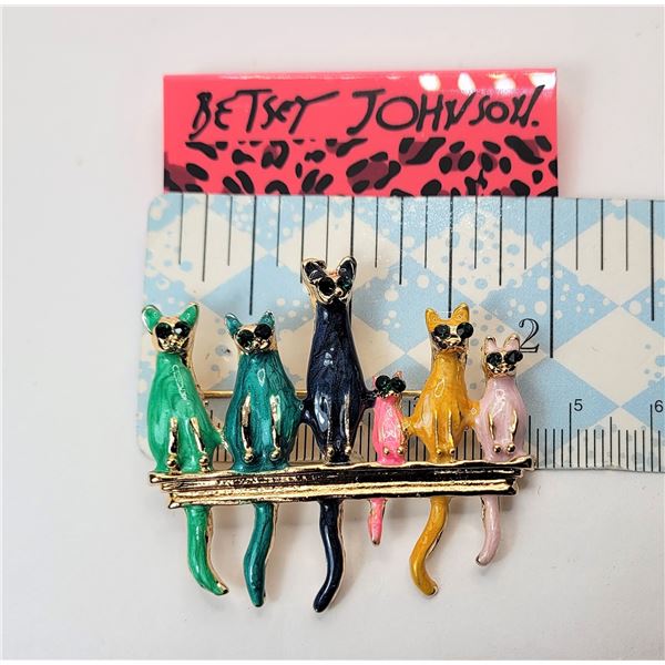 12)  GOLD TONE AND GREEN, TURQUOISE BLUE, NAVY BLUE,  HOT PINK, YELLOW AND PALE PINK COOL CATS SITTI
