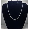 Image 1 : 6)  EVP 925 SILVER STAMPED TWISTED ROPE CHAIN, 20"