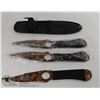 Image 1 : SET OF 8" THROWING KNIVES