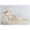 Image 1 : VINTAGE PAOLINA BONAPARTE NUDE SCULPTURE SIGNED A. SANTINI.