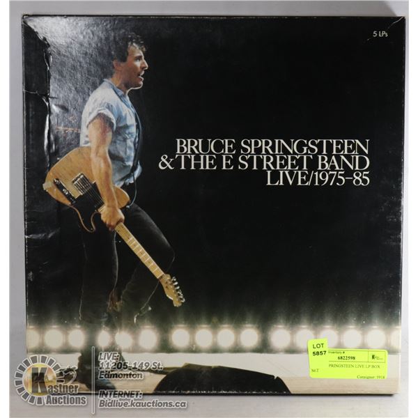 BRUCE SPRINGSTEEN LIVE LP BOX SET