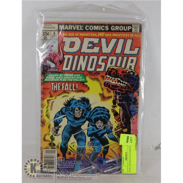 DEVIL DINOSAUR #6 MARVEL COMIC