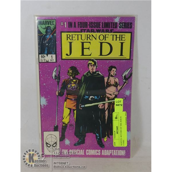 MARVEL RETURN OF THE JEDI #1 COMIC