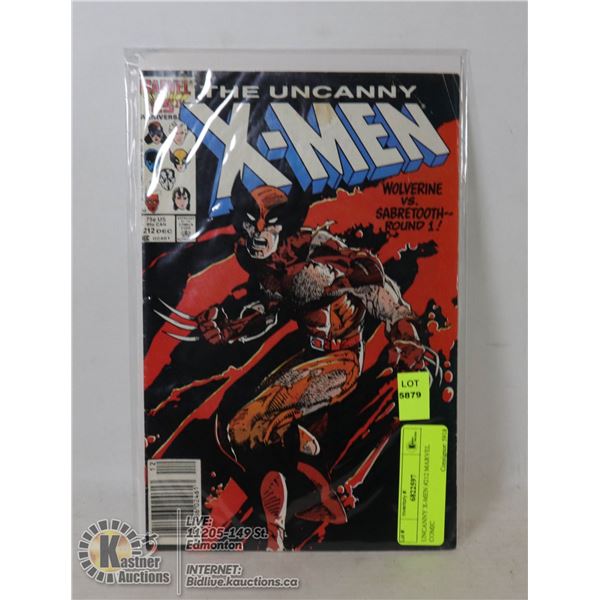 UNCANNY X-MEN #212 MARVEL COMIC