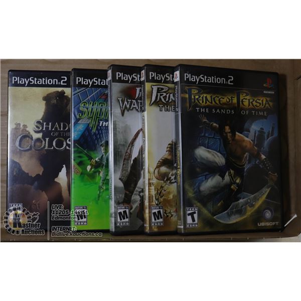 5 PS2 GAMES