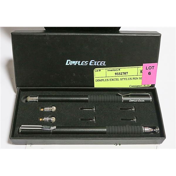 DIMPLES EXCEL STYLUS PEN SET