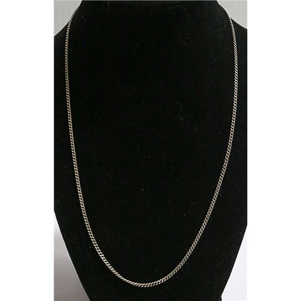 .925 SOLID SILVER ITALIAN BOX LINK CHAIN 18"
