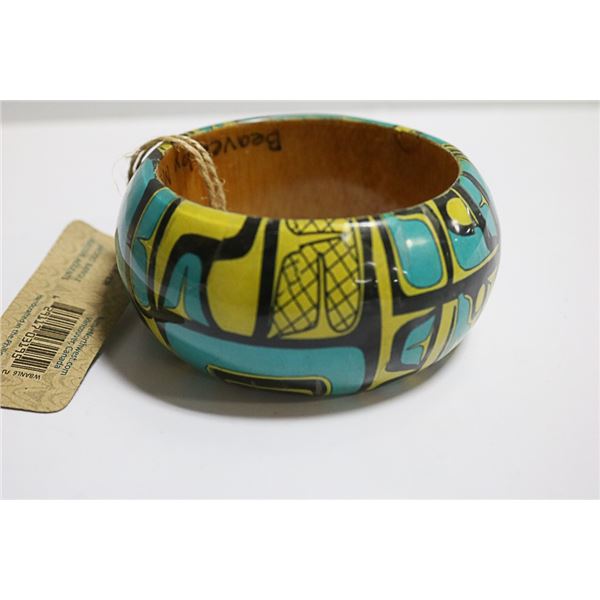 HAIDA WEST COAST BEAVER WOOD BANGLE