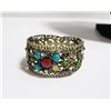 Image 1 : VINTAGE MULTI COLORED CLAMPER BRACELET