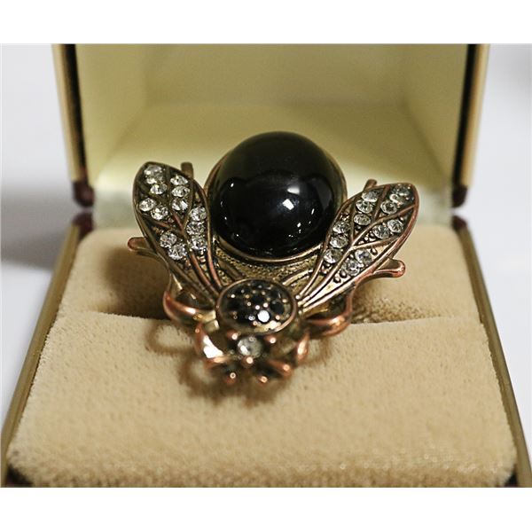 LARGE COPPER FLY RING