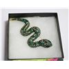 Image 1 : SNAKE RHINESTONE BROOCH