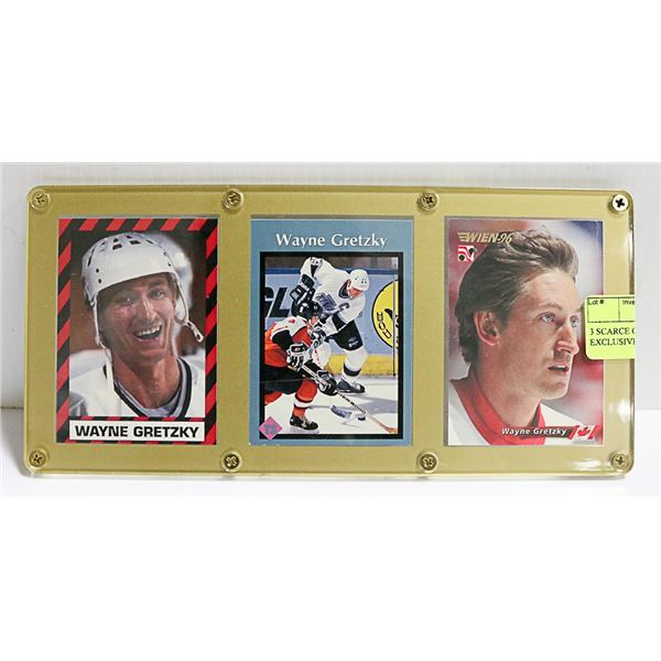 3 SCARCE GRETZKY CARDS EXCLUSIVES