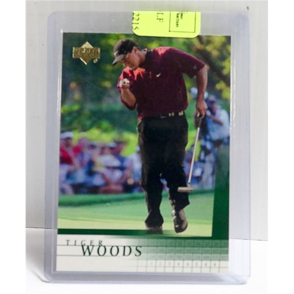 TIGER WOODS ROOKIE CARD GOLF LEGEND