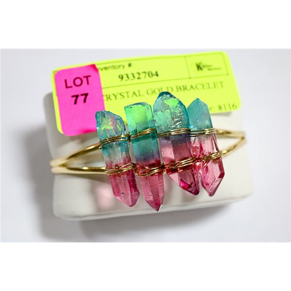 MYSTIC CRYSTAL GOLD BRACELET