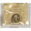 Image 1 : SCARCE 1991 CANADIAN 25 CENT COIN CERTIFIED ICCS