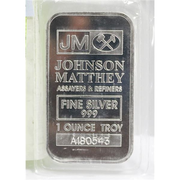 1 OZ .999 SILVER BAR