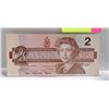Image 1 : CANADA 1986 2.00 BANKNOTE