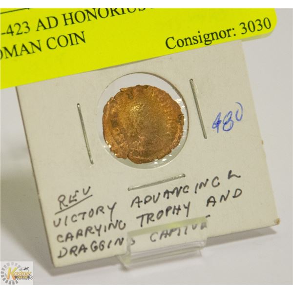 393-423 AD HONORIUS ANCIENT ROMAN COIN