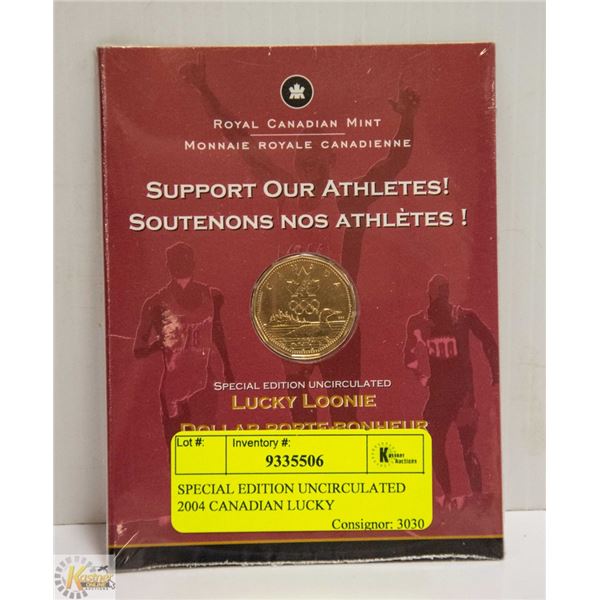 SPECIAL EDITION UNCIRCULATED 2004 CANADIAN LUCKY