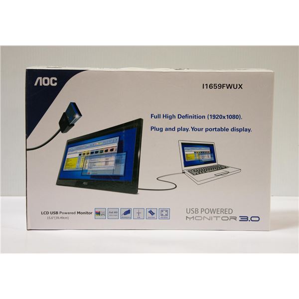 FULL HD 1920 X 1080 USB POWERED MONITOR