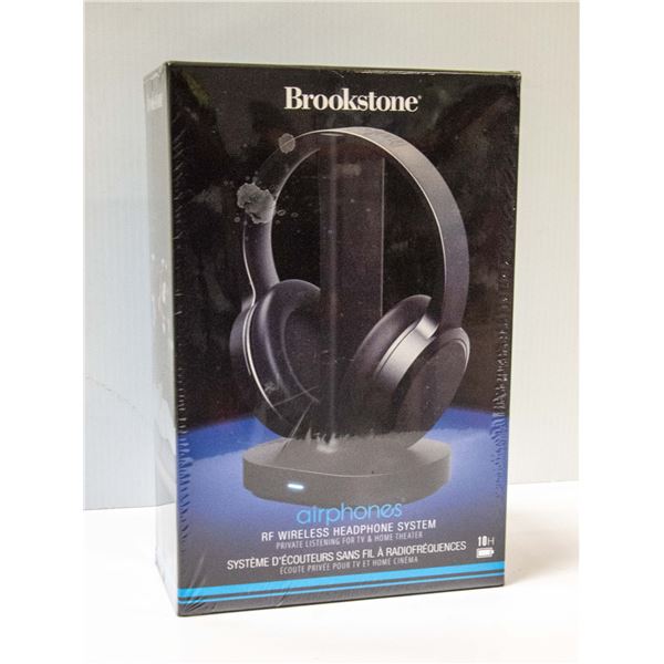 BROOKSTONE AIRPHONES WIRELESS HEADPHONES