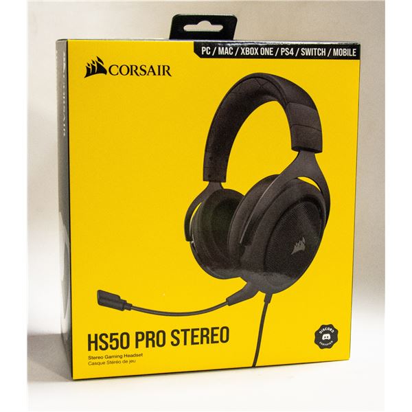 CORSAIR HS50 PRO STEREO HEADPHONES