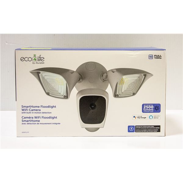 SMARTHOME FLOOD LIGHT WI-FI CAMERA NEW IN BOX