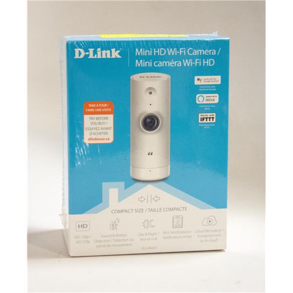 D-LINK MINI HD WI-FI CAMERA NEW IN BOX