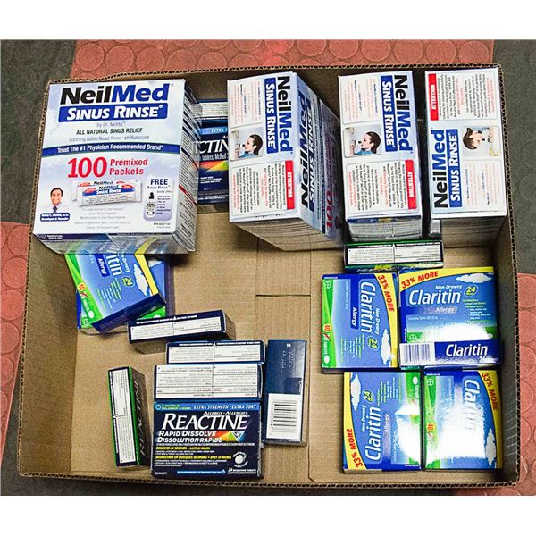 SINUS RINSE AND ALLERGY MEDICINE LOT