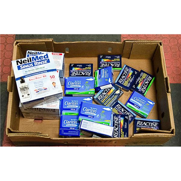 SINUS RINSE AND ALLERGY MEDICINE LOT