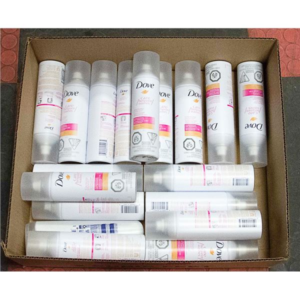 BOX LOT OF DOVE PRODUCTS