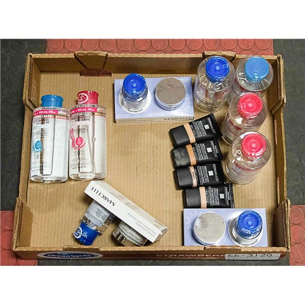 FLAT OF SKIN CARE PRODUCTS