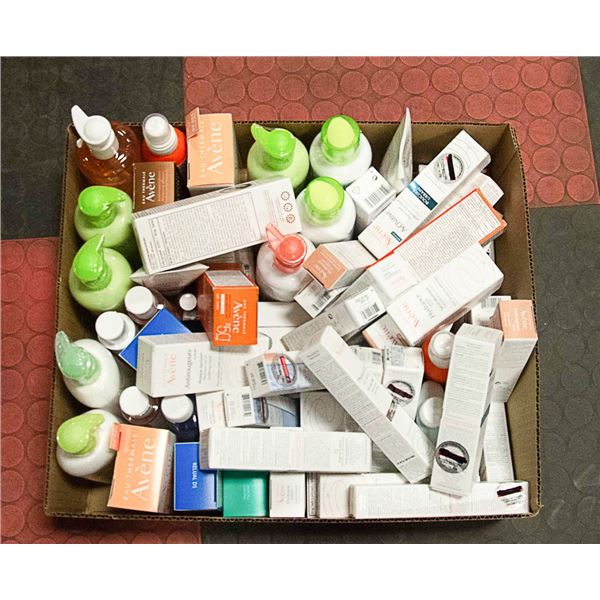 BOX OF BRAND NEW SKIN CARE PRODUCTS