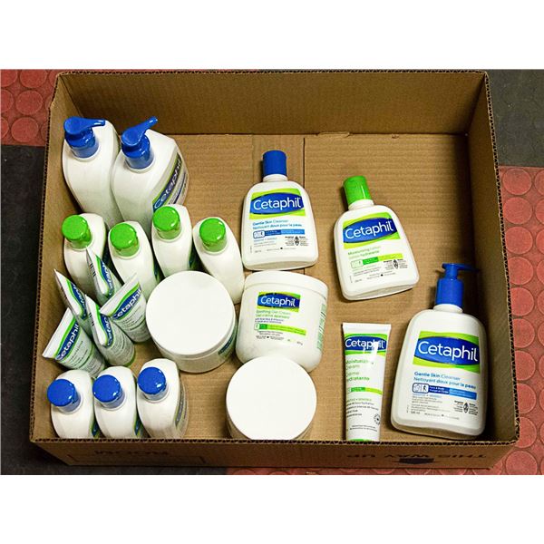 LOT OF CETAPHIL SKIN CARE PRODUCTS
