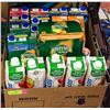 Image 1 : BOX LOT OF ALMOND MILK AND FLAVORED PERRIER