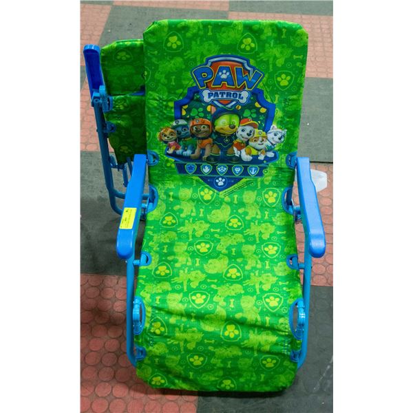 2 PAW PATROL CHILDRENS FOLDING CHAIRS