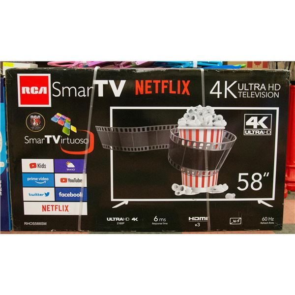 58" RCA SMART TV 4K ULTRA TELEVISION 58"