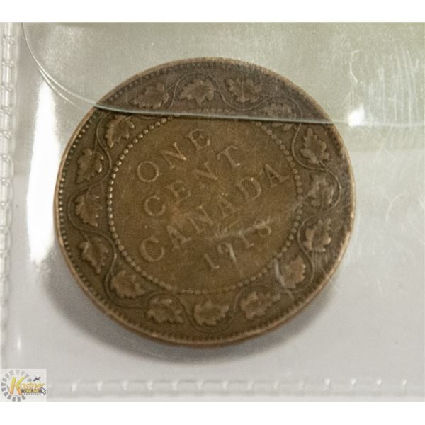 1918 CANADIAN LARGE PENNY