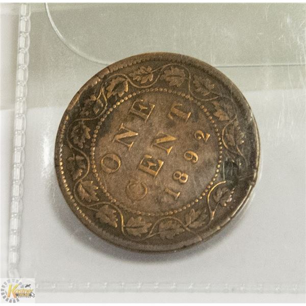 1892 CANADIAN LARGE PENNY