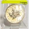 Image 1 : .999 TROY OZ SILVER MAPLE LEAF ROUND