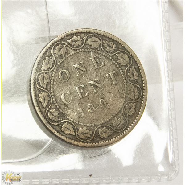 1890'S CANADIAN LARGE PENNY COIN