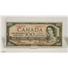 Image 1 : CANADA 1954 ONE HUNDRED DOLLAR DEVILS FACE BILL.
