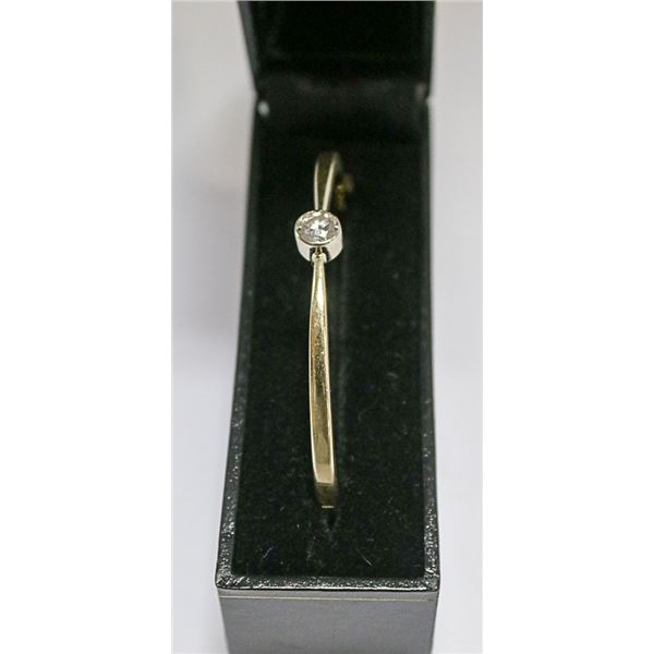 14K GOLD BRACELET WITH .68 CARAT DIAMOND 15.3