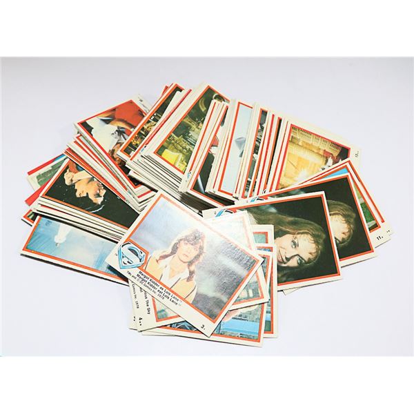 1978 SUPERMAN TRADING CARDS PARTIAL SET