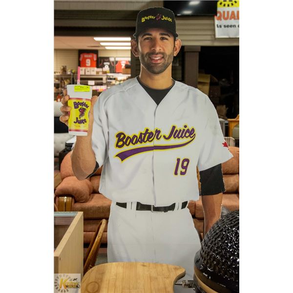 BOOSTER JUICE JOSE BAUTISTA BASEBALL STAND