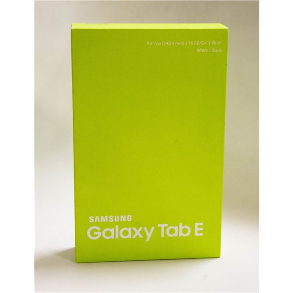 SAMSUNG GALAXY TAB E WHITE 16GB NEW IN BOX