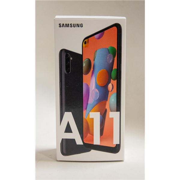SAMSUNG GALAXY A11 PHONE 32GB NEW IN BOX-BLACK