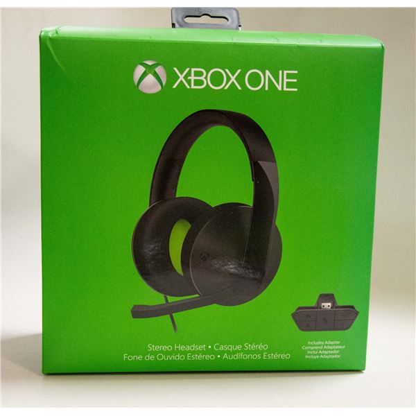 XBOX ONE STEREO HEADSET NEW IN BOX