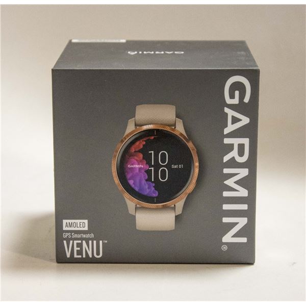 GARMIN GPS SMART WATCH VENU AMOLED NEW IN BOX